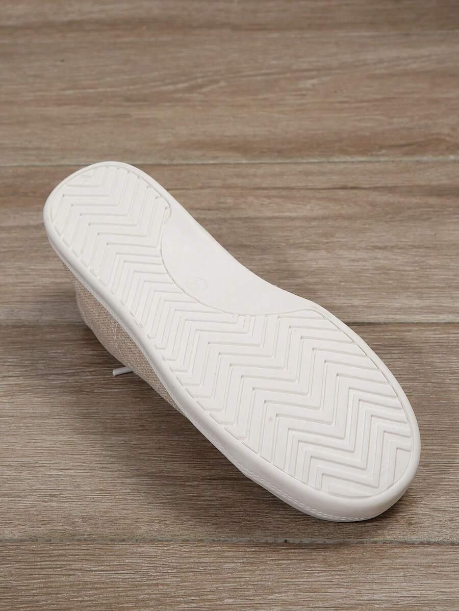 BEŻOWE SZNUROWANE TRAMPKI