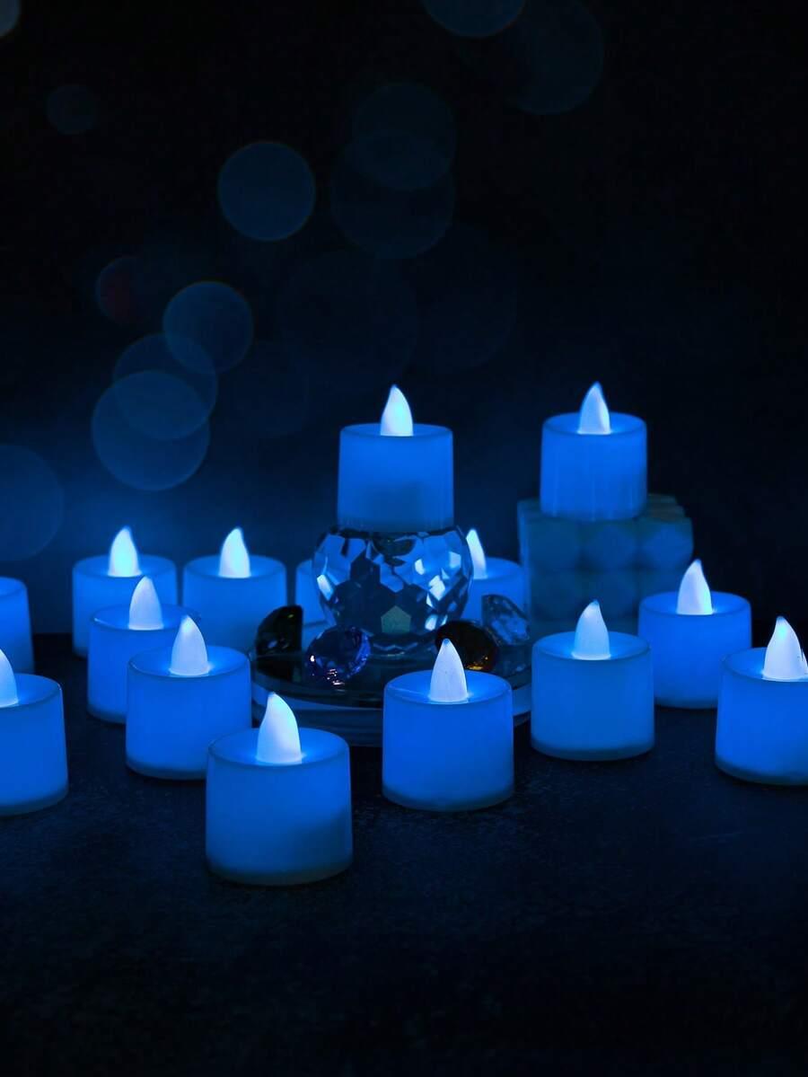 niebieskie lampki led 12szt.