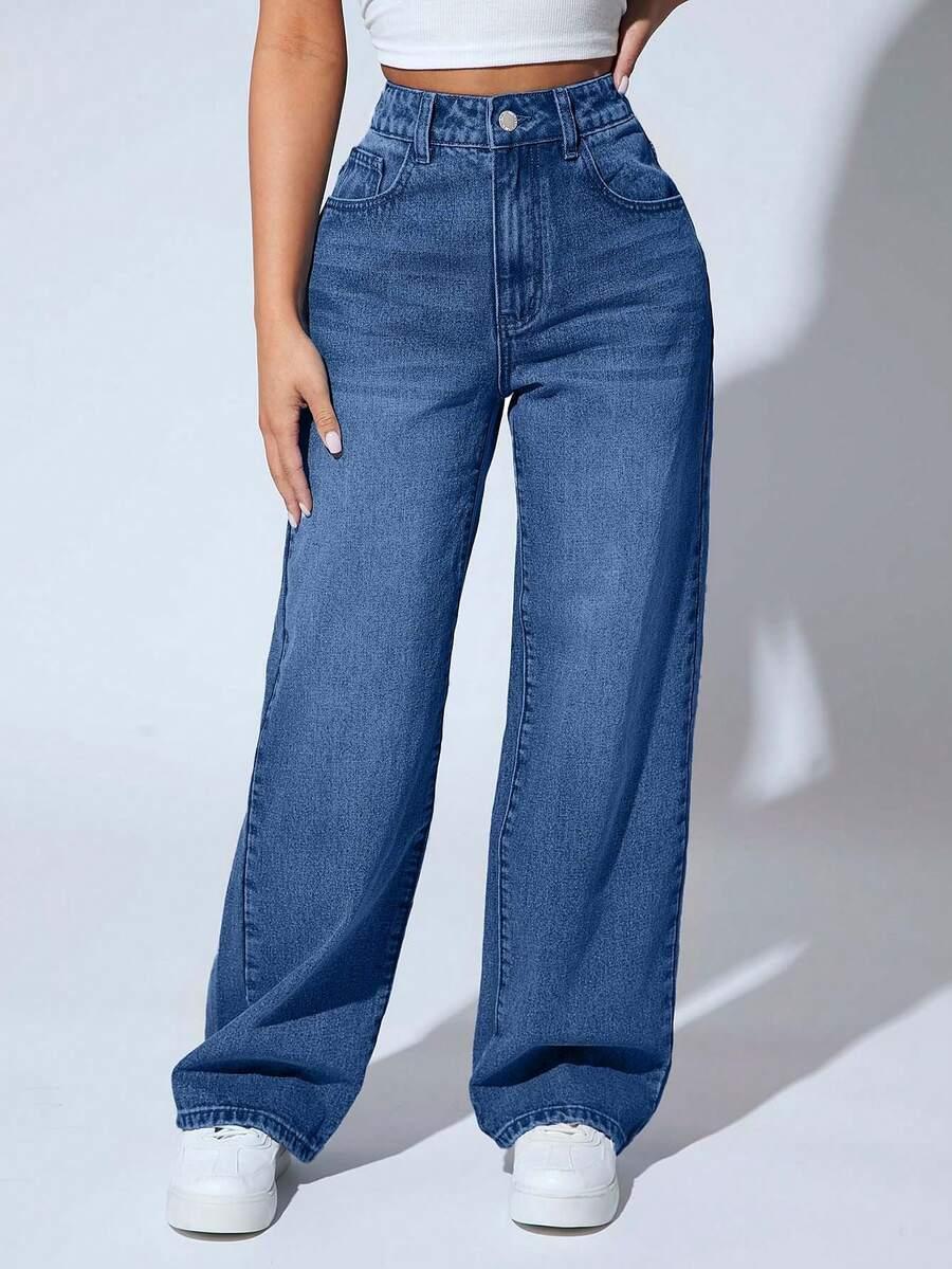 spodnie jeans prosta nogawka