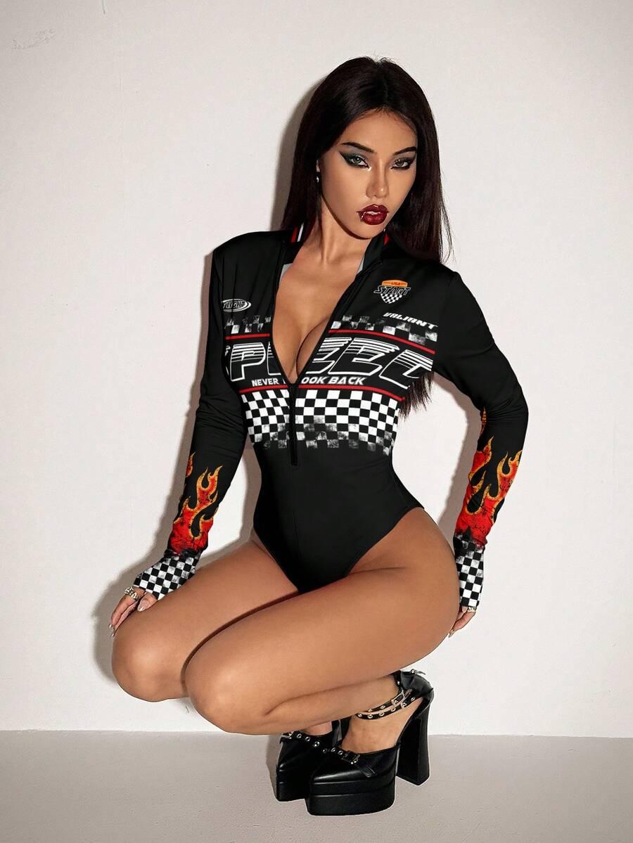 BODY DŁUGI RĘKAW PRINT