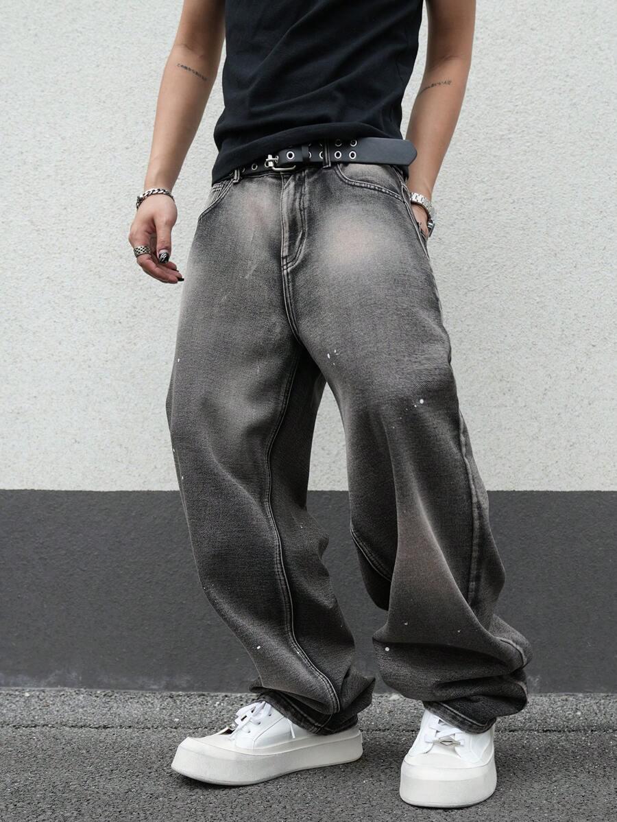 JEANSY MĘSKIE BAWEŁNIANE BAGGY 
