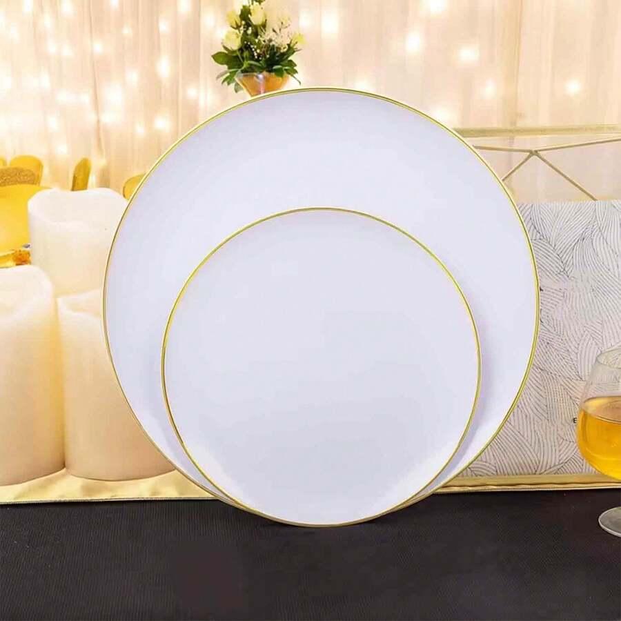 Talerze plastikowe 10-pack