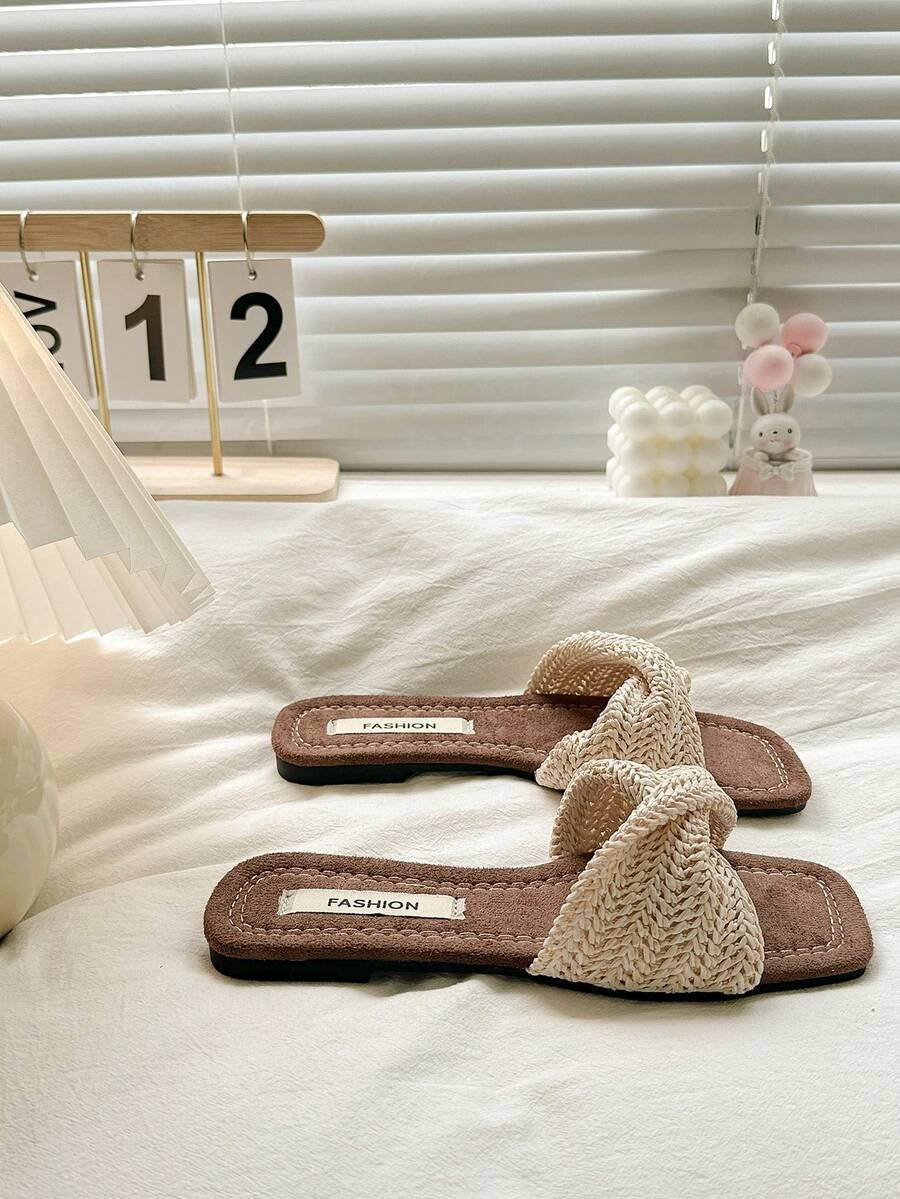 plecione klapki casual