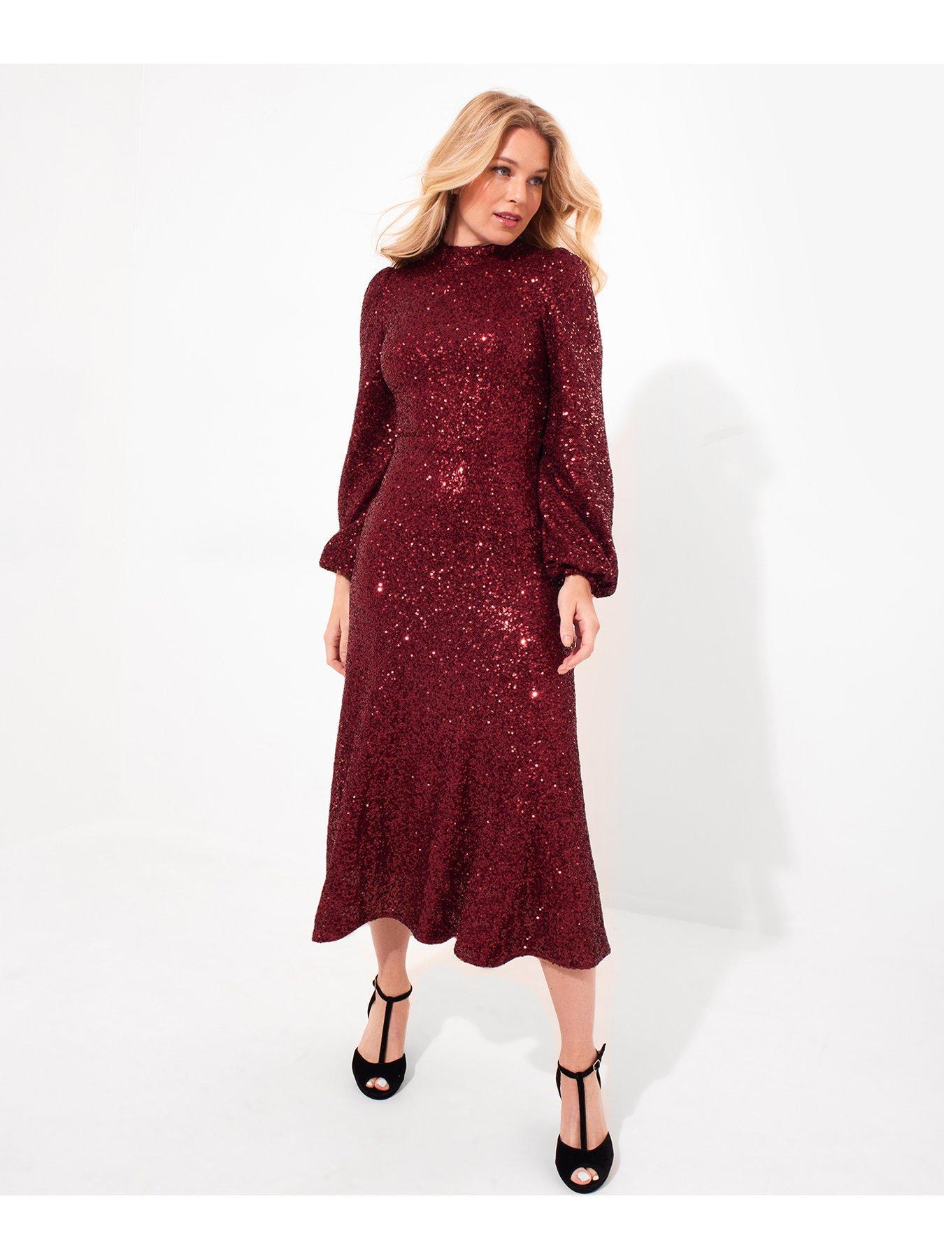 JOEBROWNS SUKIENKA MIDI W CEKINY 