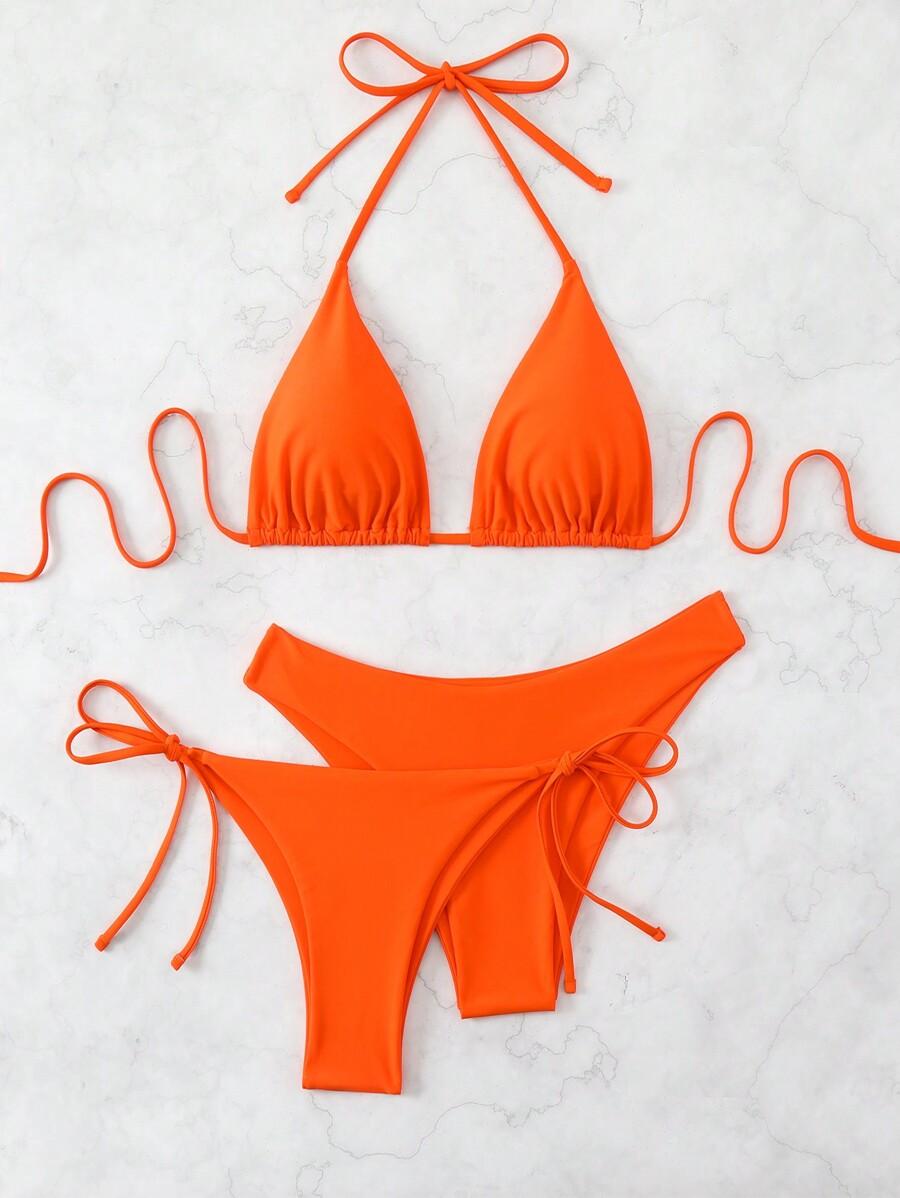 pomarańczowy dół od bikini 2 pack