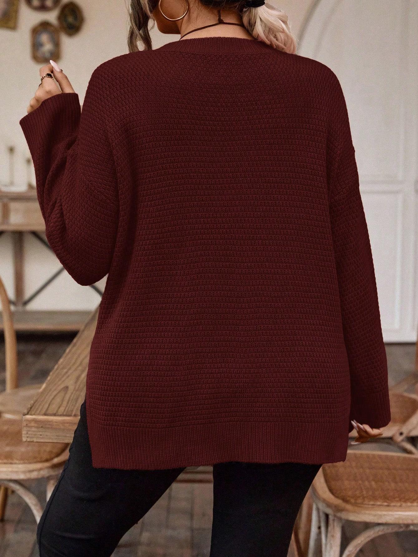 BORDOWY SWETER OVERSIZE