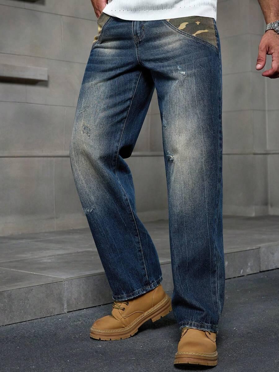 SPODNIE JEANS PROSTA NOGAWKA
