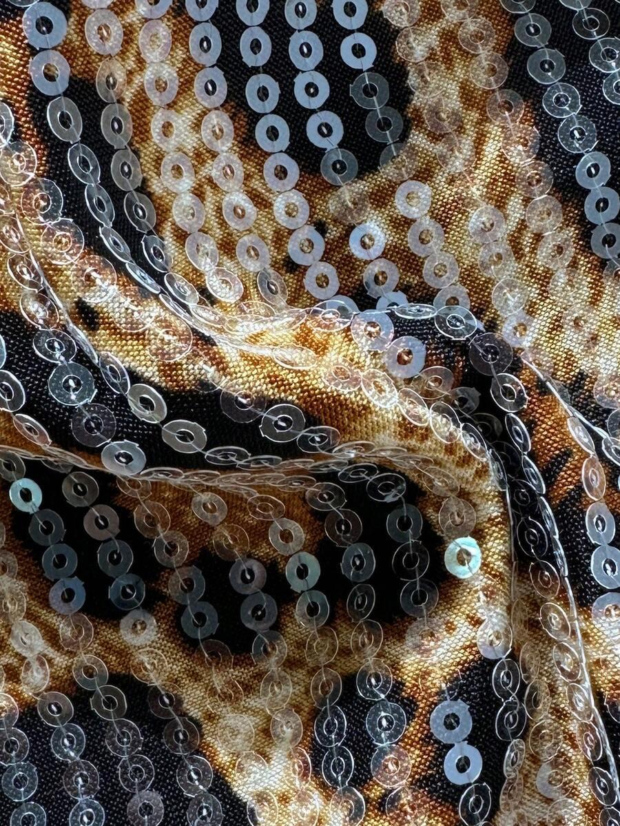 dwuczęściowy kostium kąpielowy animal print