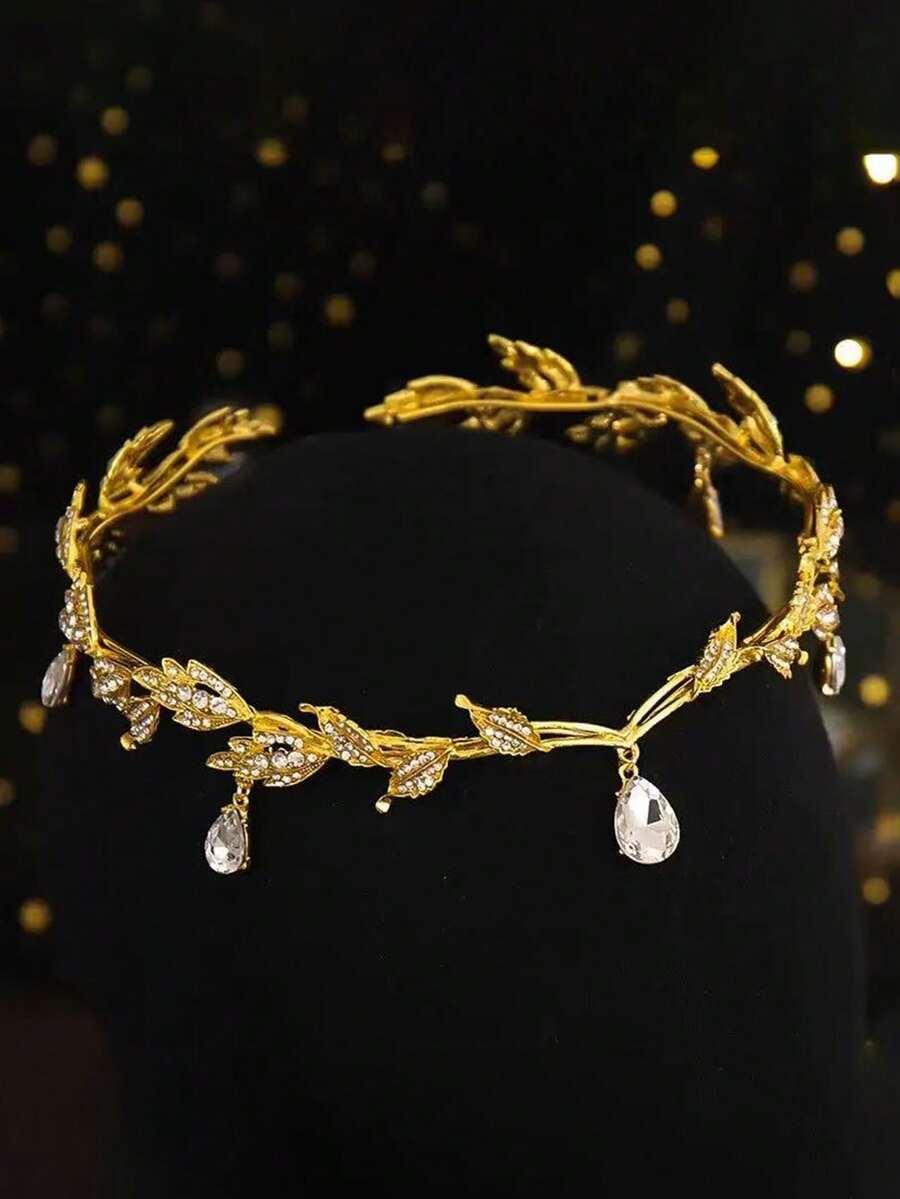 złota tiara zdobienie