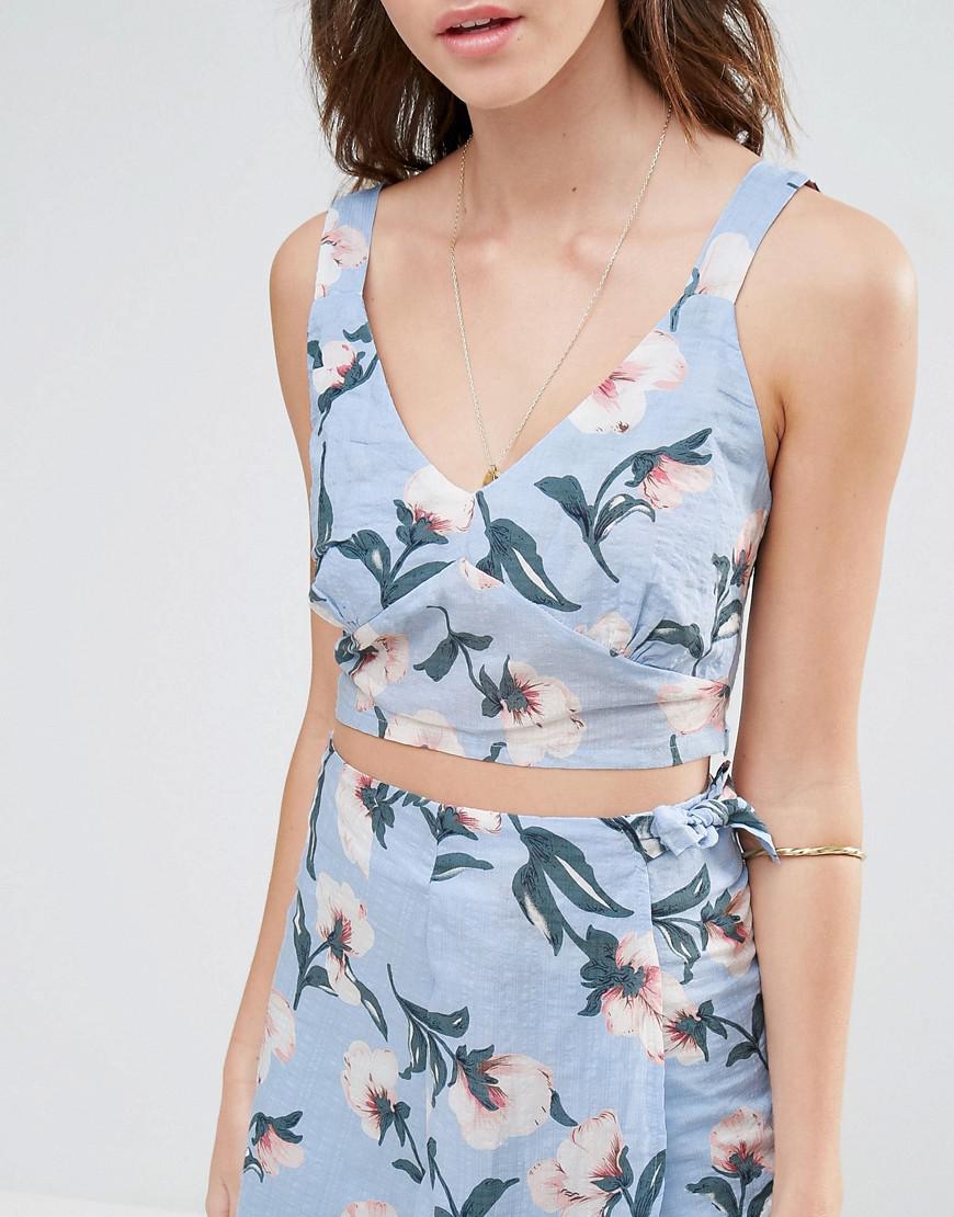 CROP TOP KWIATY