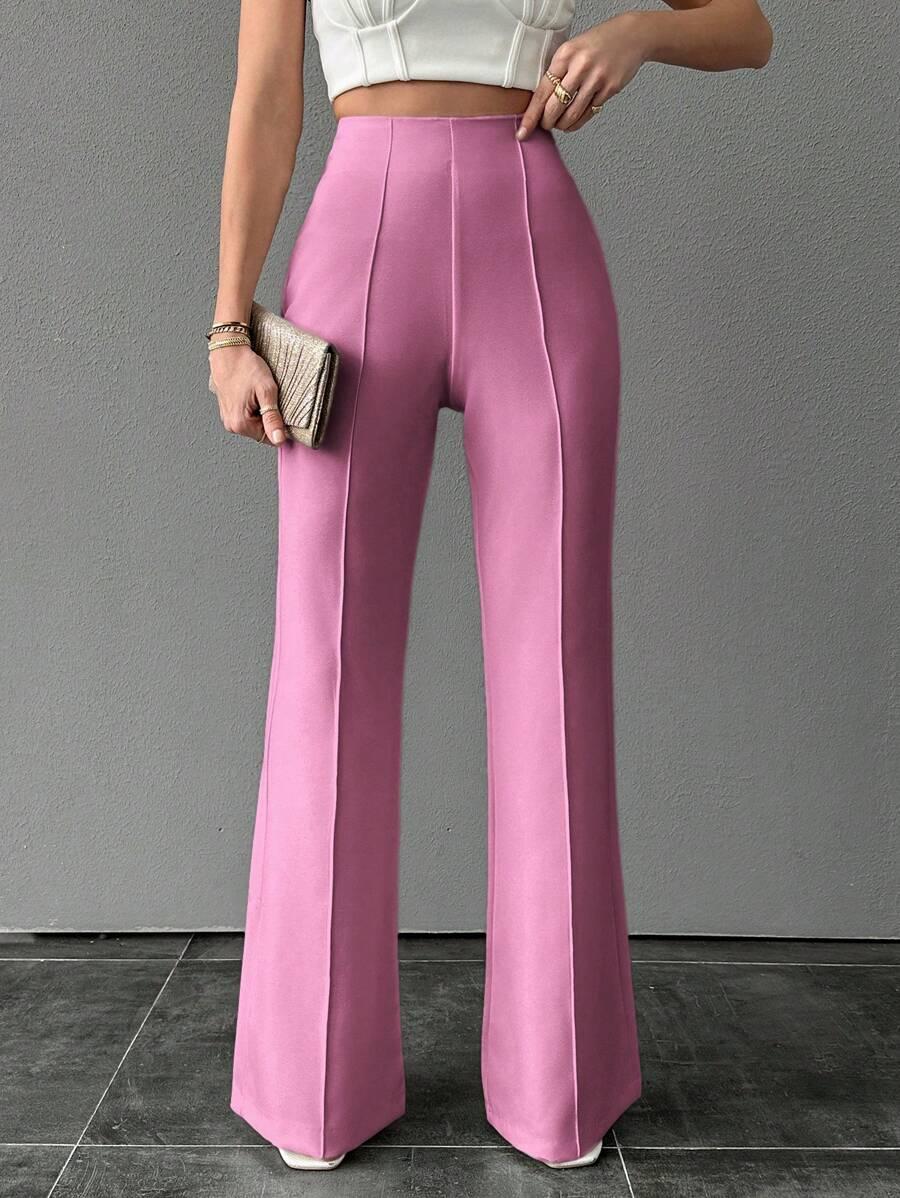 ELEGANCKIE SPODNIE Z WYSOKIM STANEM
