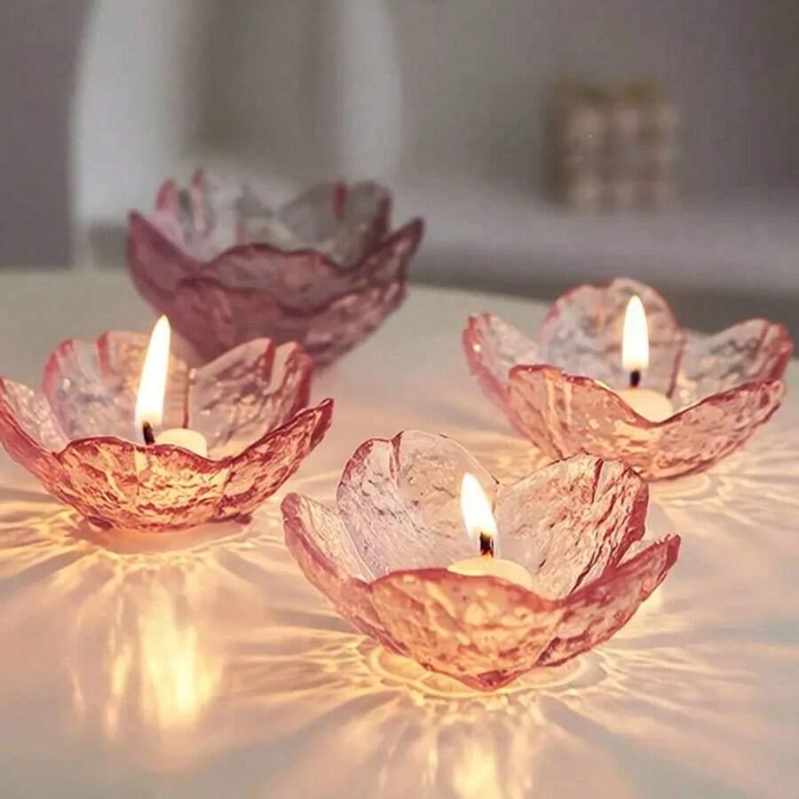 SZKLANY ŚWIECZNIK 3-PACK