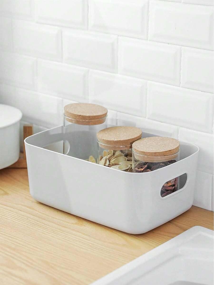 białe pojemniki kuchenne 2-pack