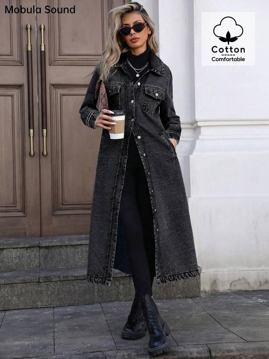 SZARA KURTKA JEANS 