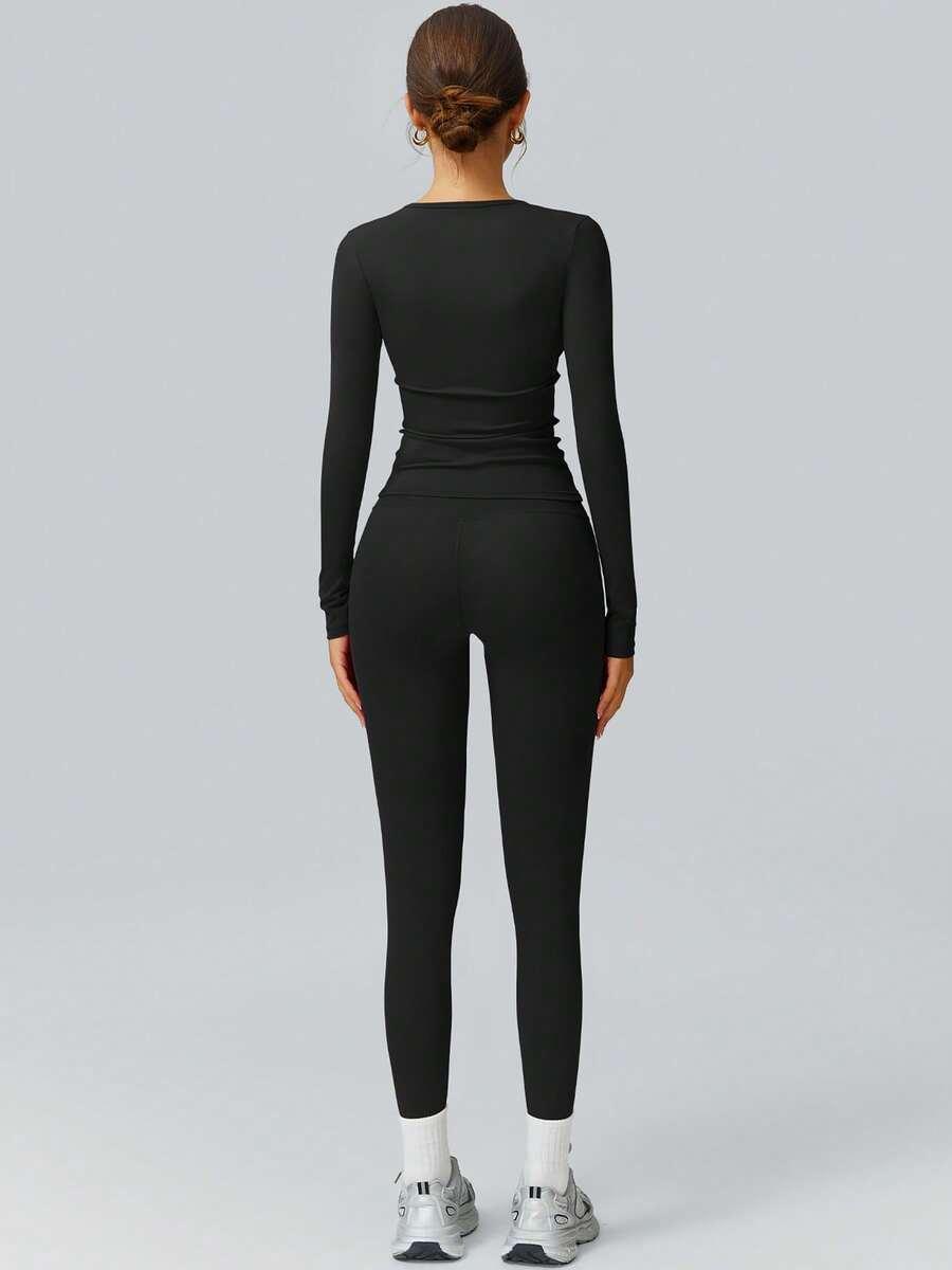 komplet bluzka legginsy 