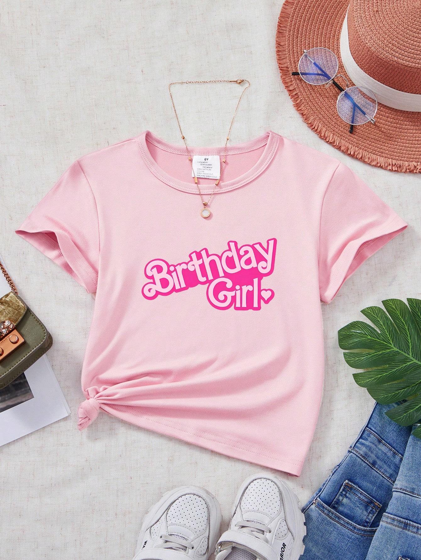 różowy t-shirt print
