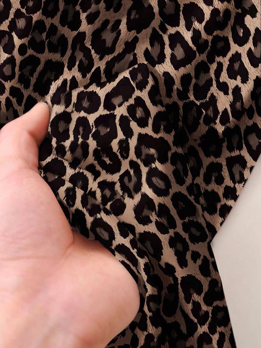 spodnie animal print casual