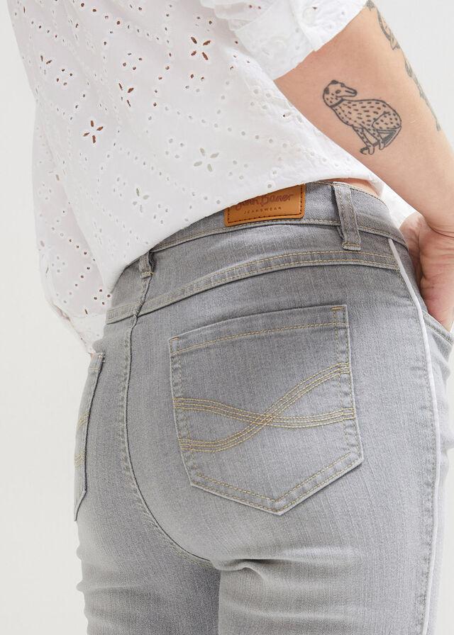 SZARE SPODNIE JEANS 