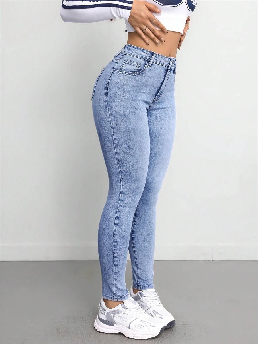 NIEBIESKIE SPODNIE JEANS