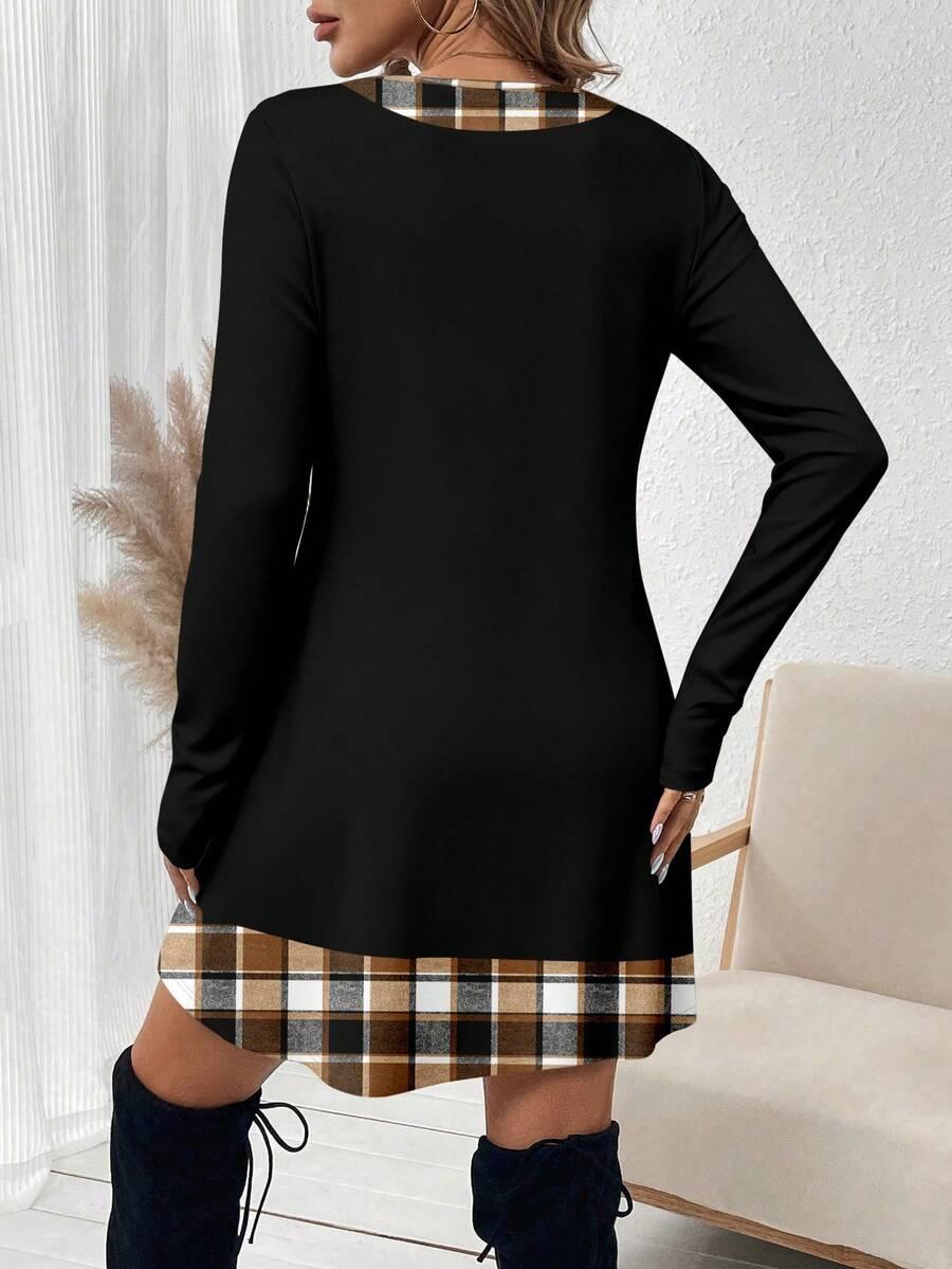 CZARNA MINI SUKIENKA