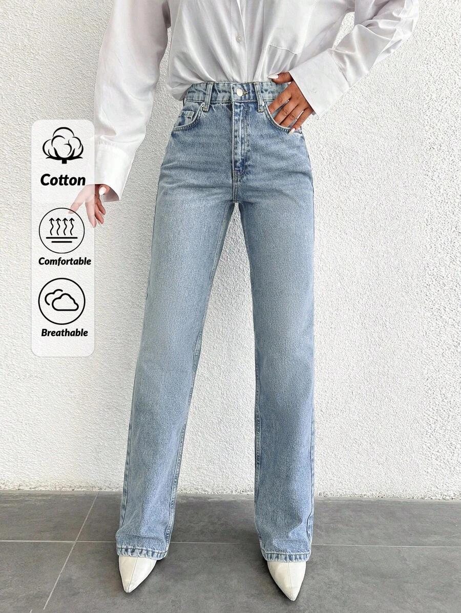 NIEBIESKIE SPODNIE JEANS