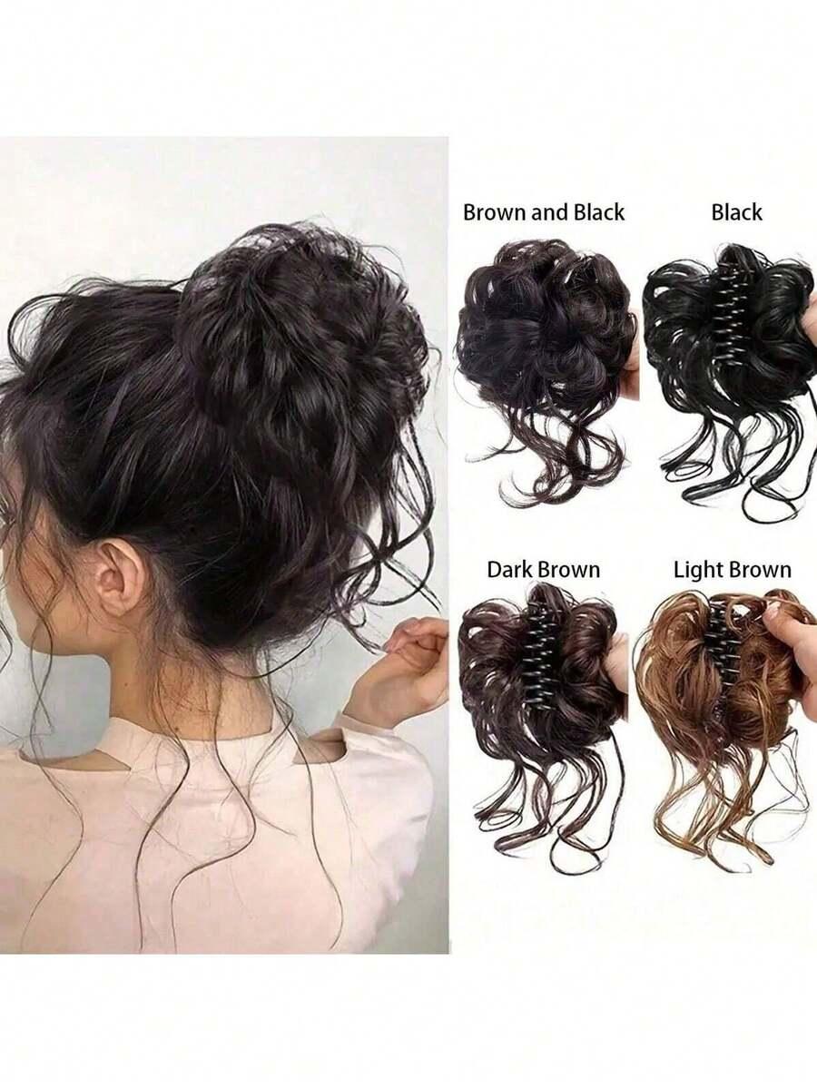 spinka do włosów kok dark brown