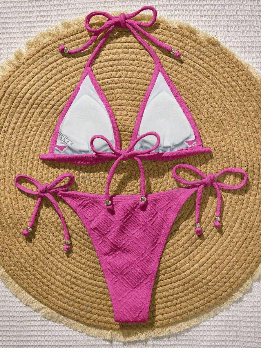 KOMPLET BIKINI WIĄZANY