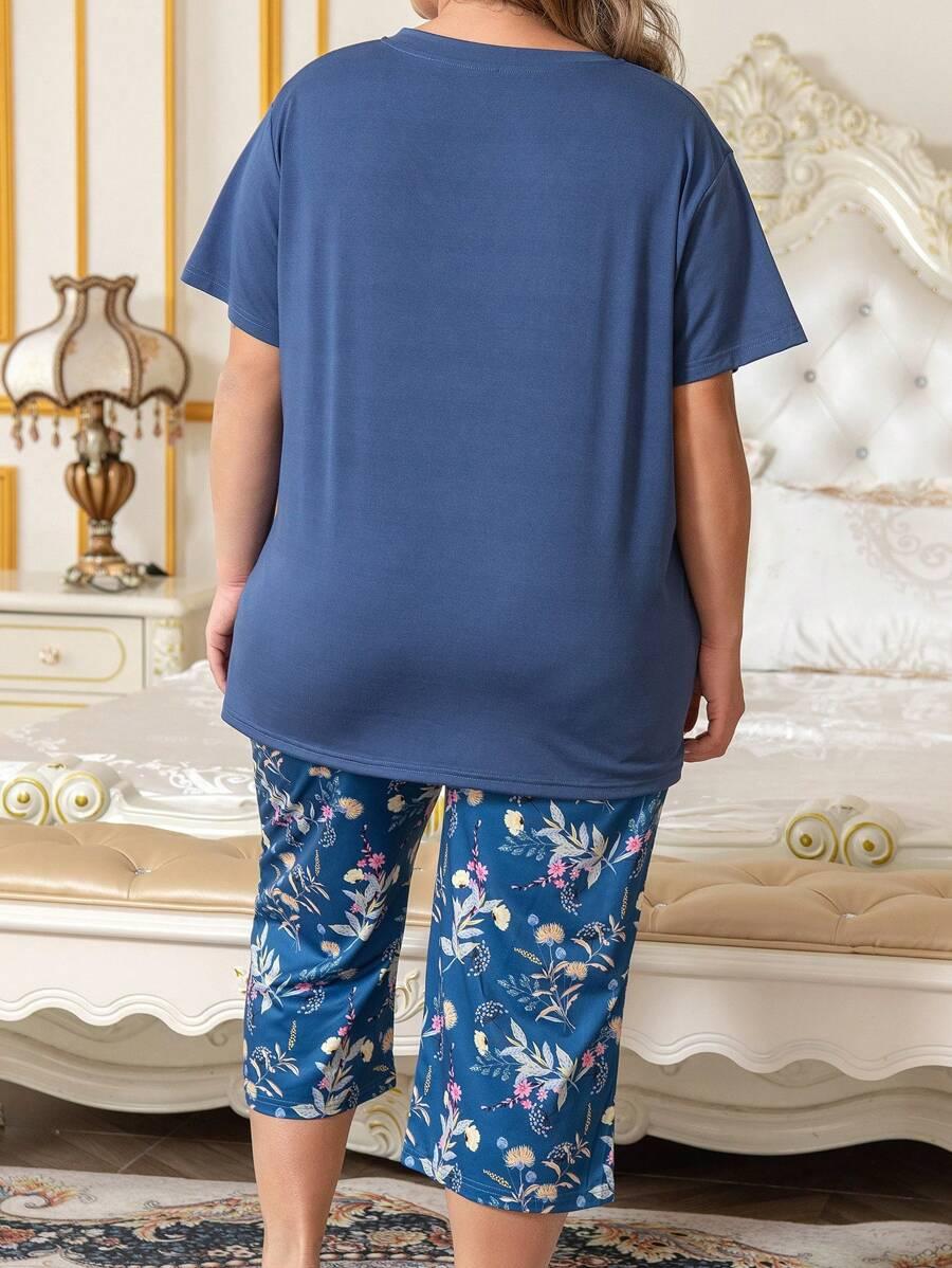 bluzka spodenki komplet piżama