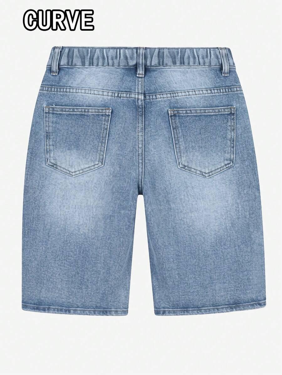 JEANSOWE SPODENKI GUMKA