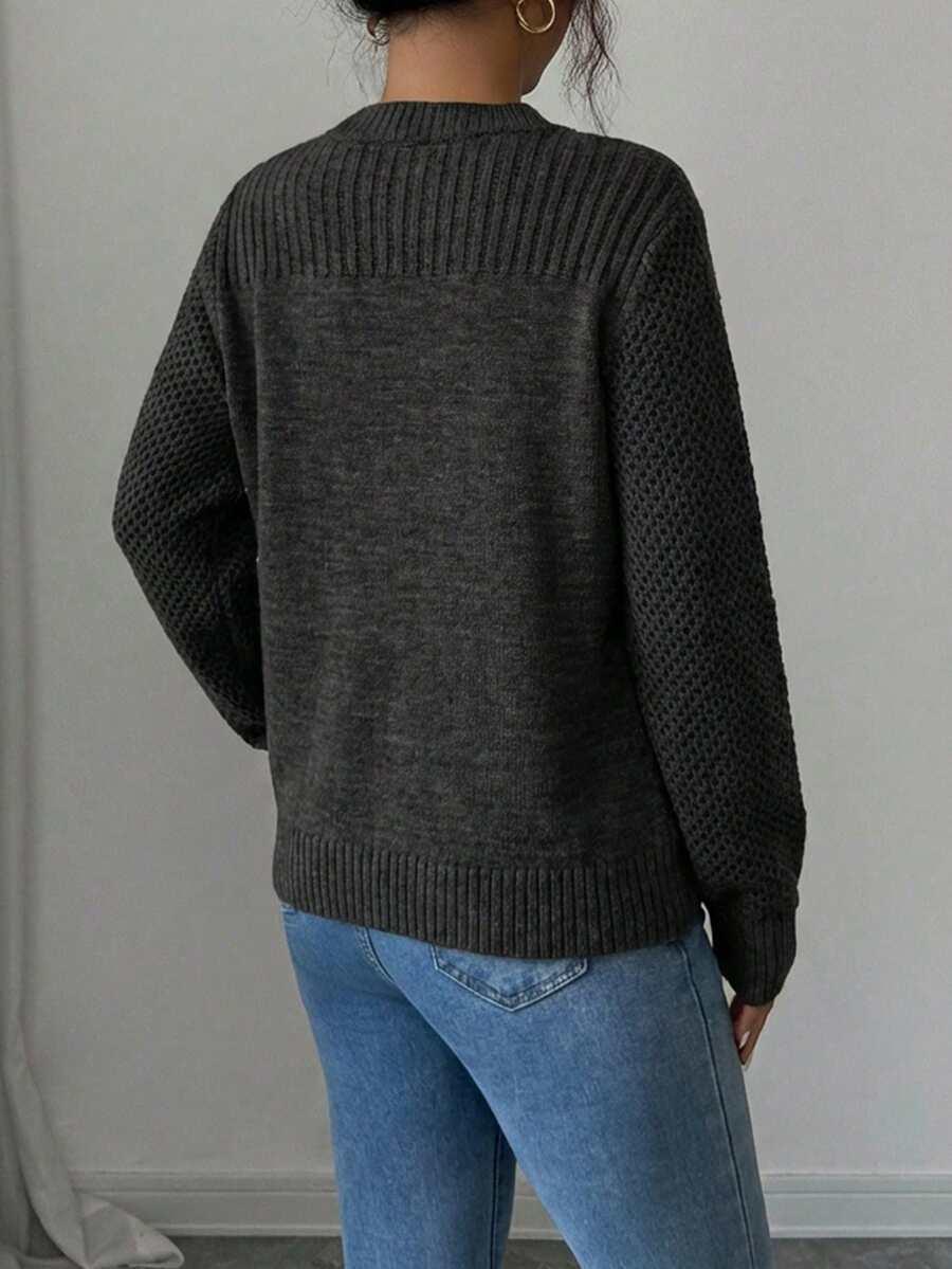 SWETER DAMSKI SZARY