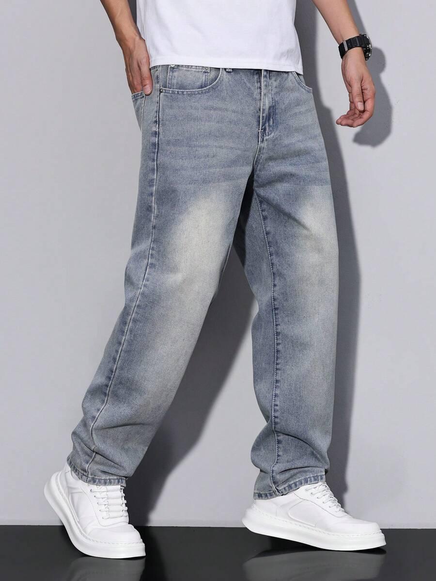 SPODNIE JEANS PROSTA NOGAWKA