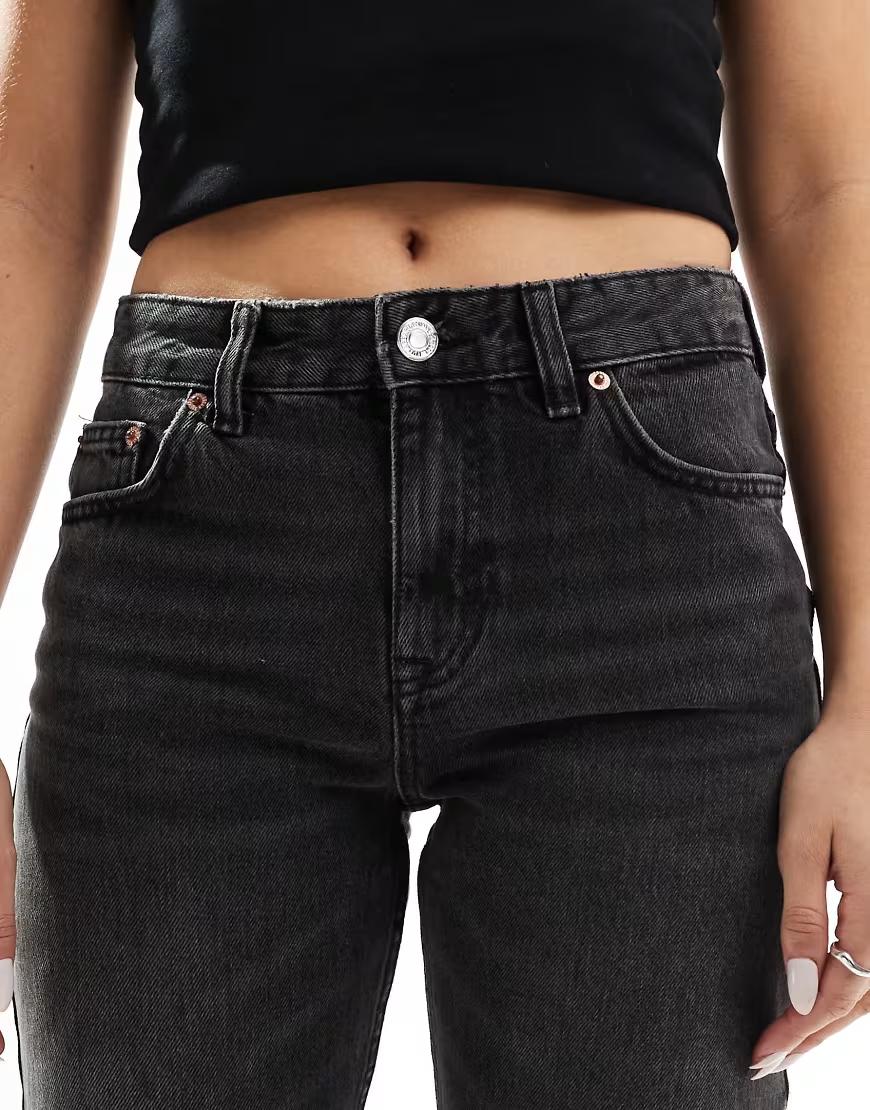 CZARNE SPODNIE JEANS