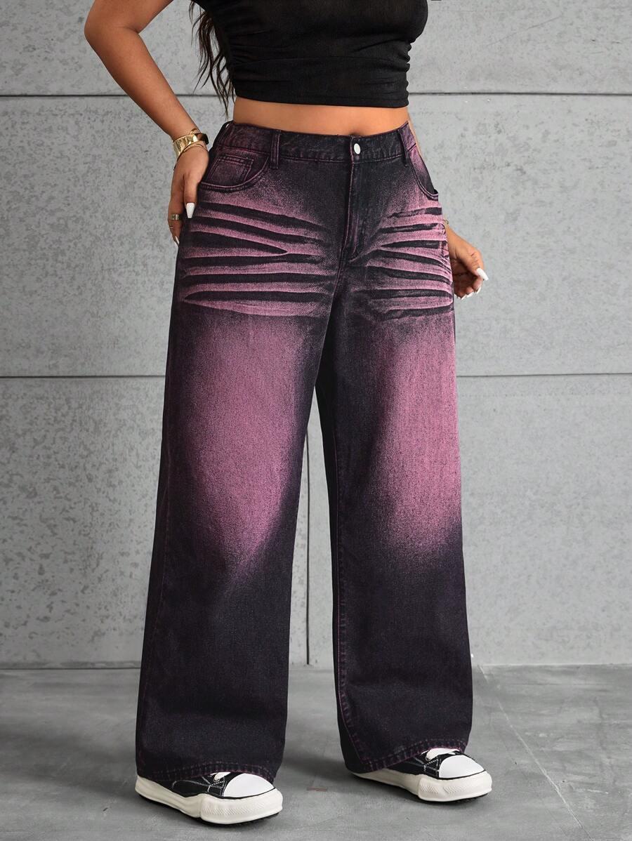 CZARNE SPODNIE JEANS