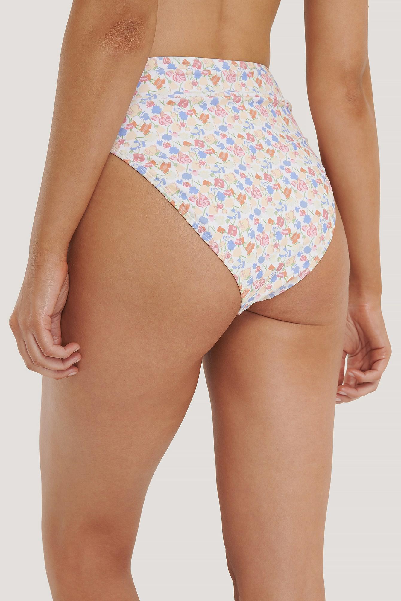 DÓŁ OD BIKINI WZÓR KWIATY