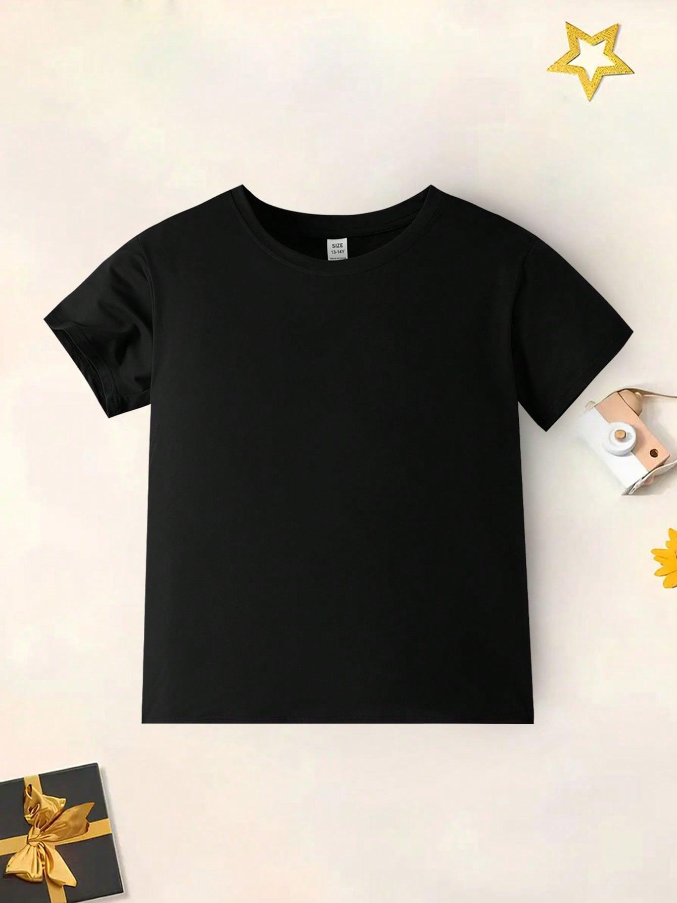 CZARNY T-SHIRT BASIC