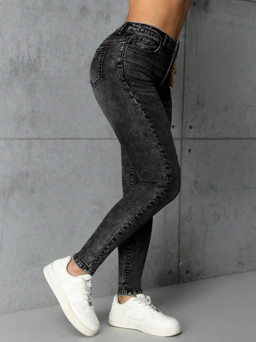 spodnie rurki jeans