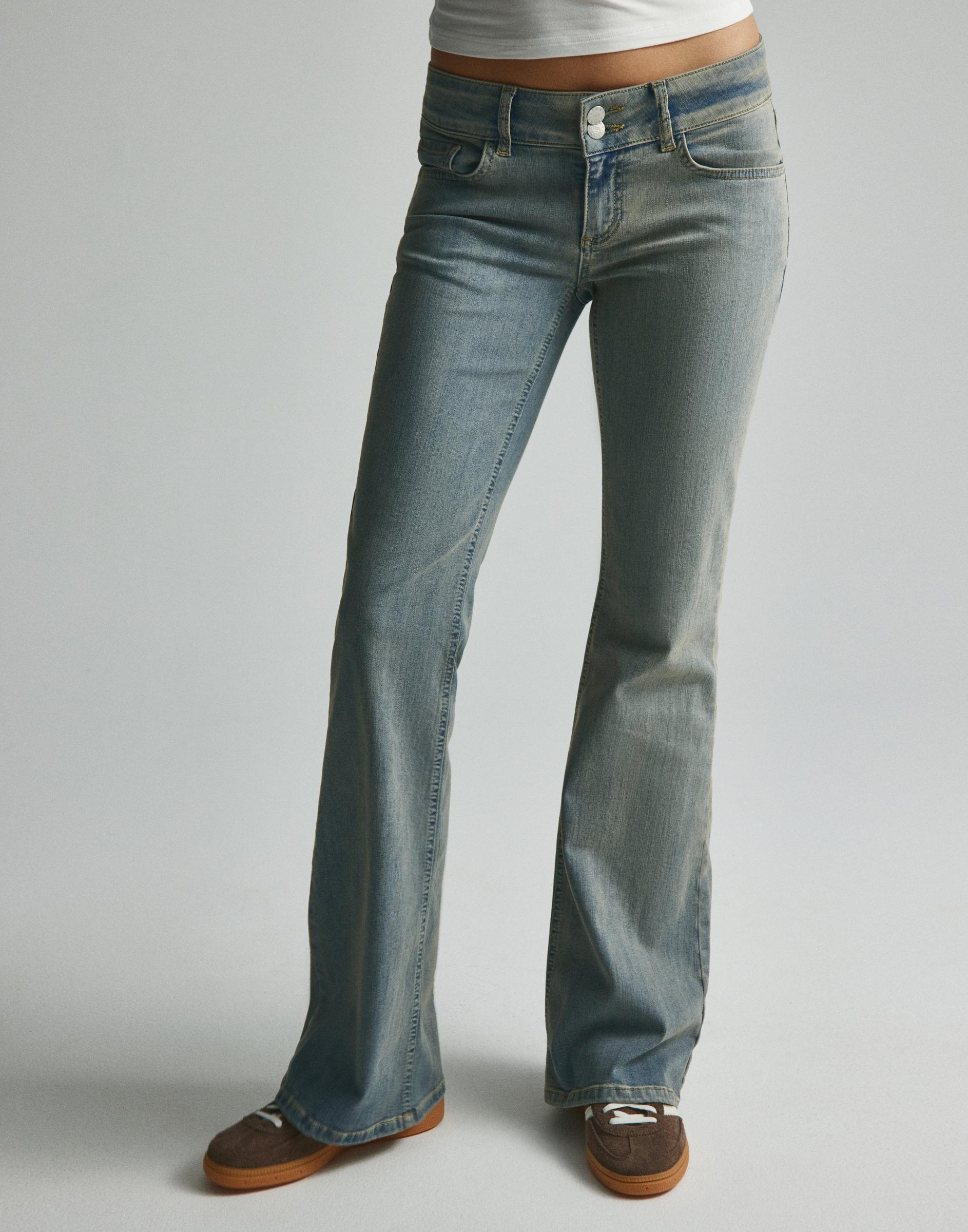 SPODNIE VINTAGE JEANS NISKI STAN BOOTCUT