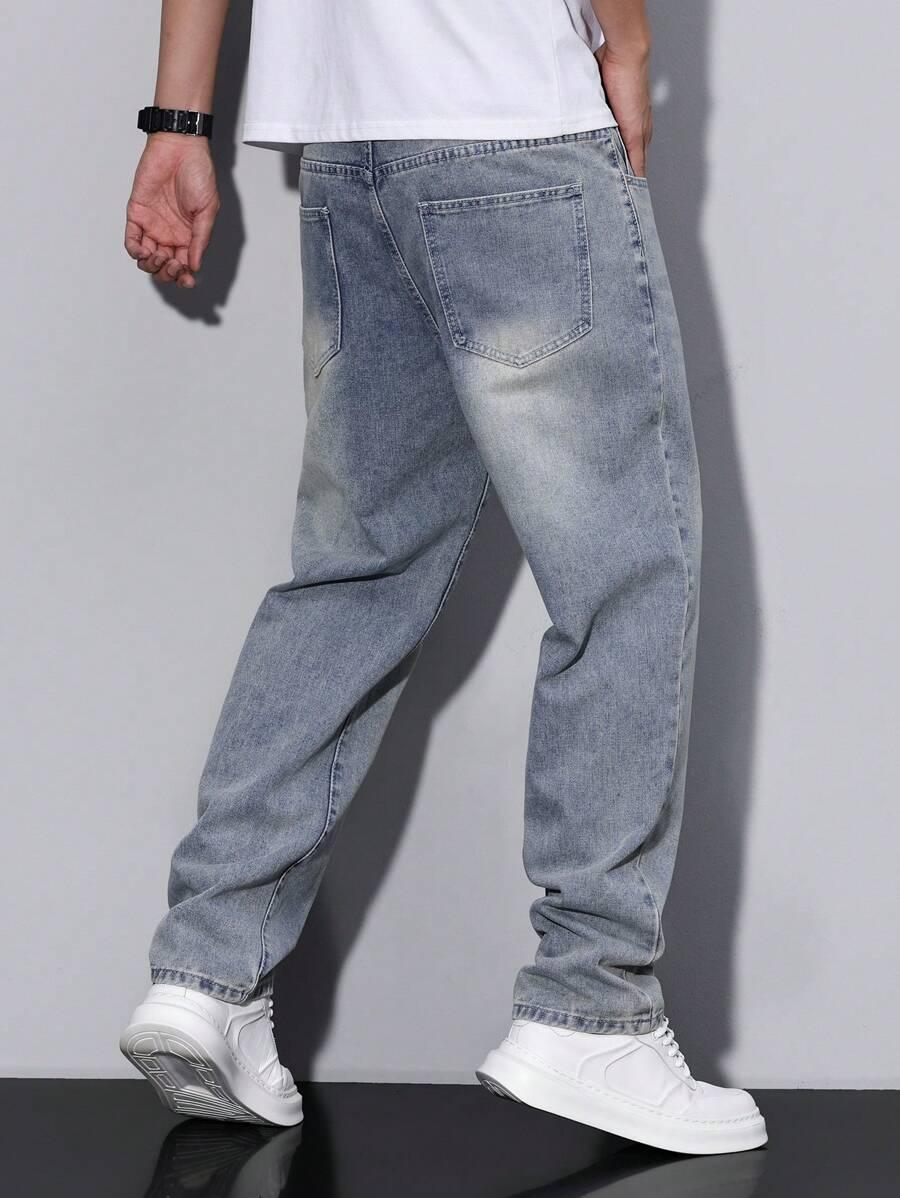 SPODNIE JEANS PROSTA NOGAWKA