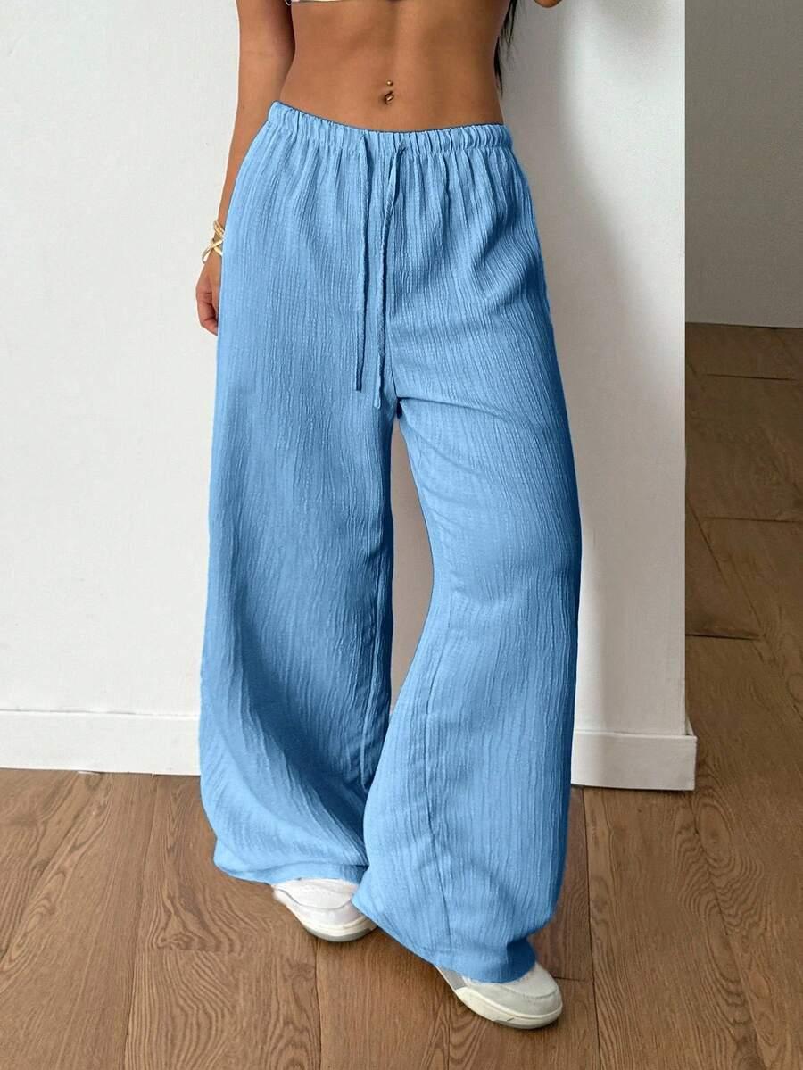 niebieskie spodnie casual