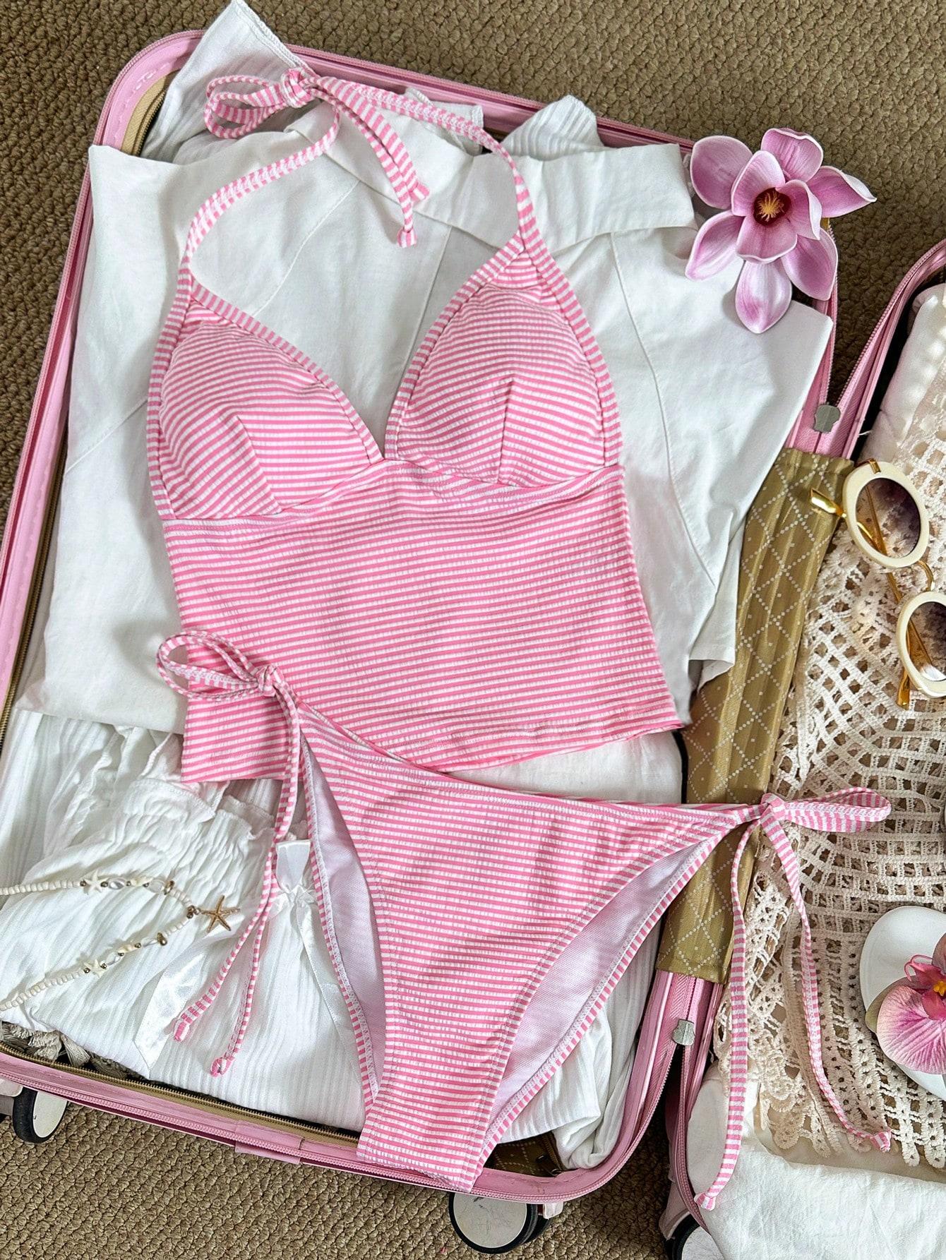 TANKINI DWUCZĘŚCIOWE W PASKI