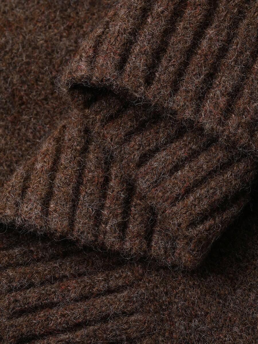 BRĄZOWA SWETER BEZ RĘKAWÓW