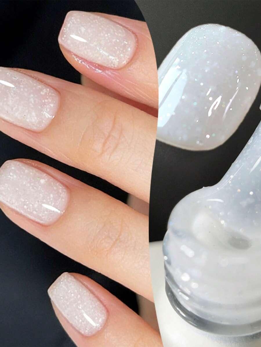 biały lakier połysk uv led 