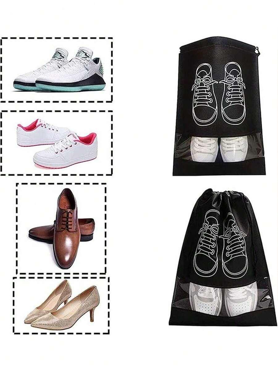 czarny worek na buty