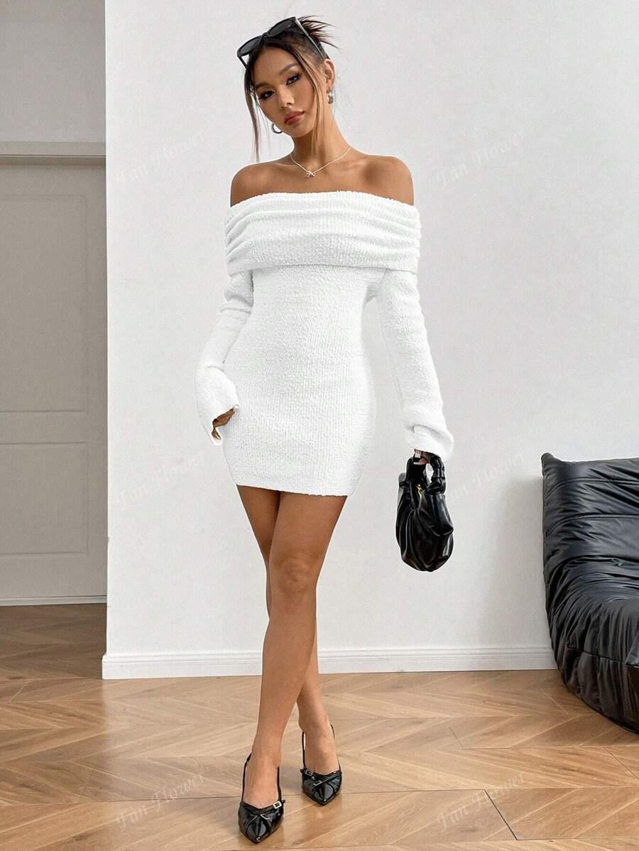 BIAŁA MINI SUKIENKA