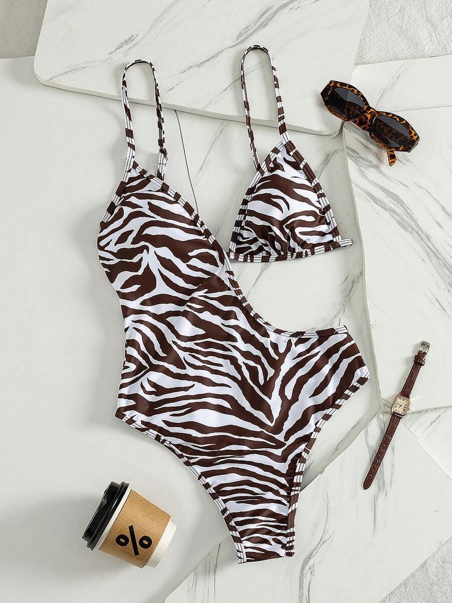 JEDNOCZĘŚCIOWY STRÓJ KĄPIELOWY ANIMAL PRINT