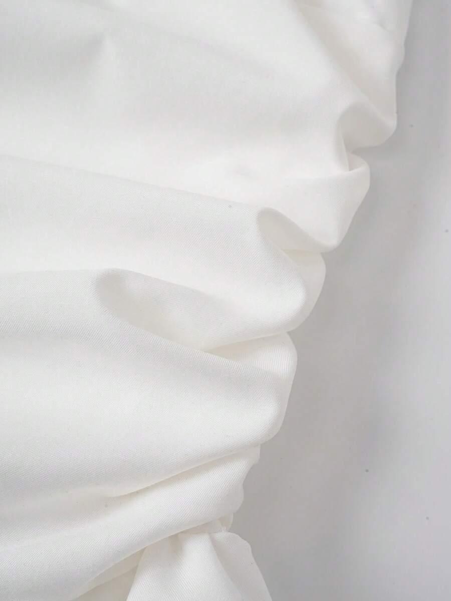 białe spodnie szeroka nogawka
