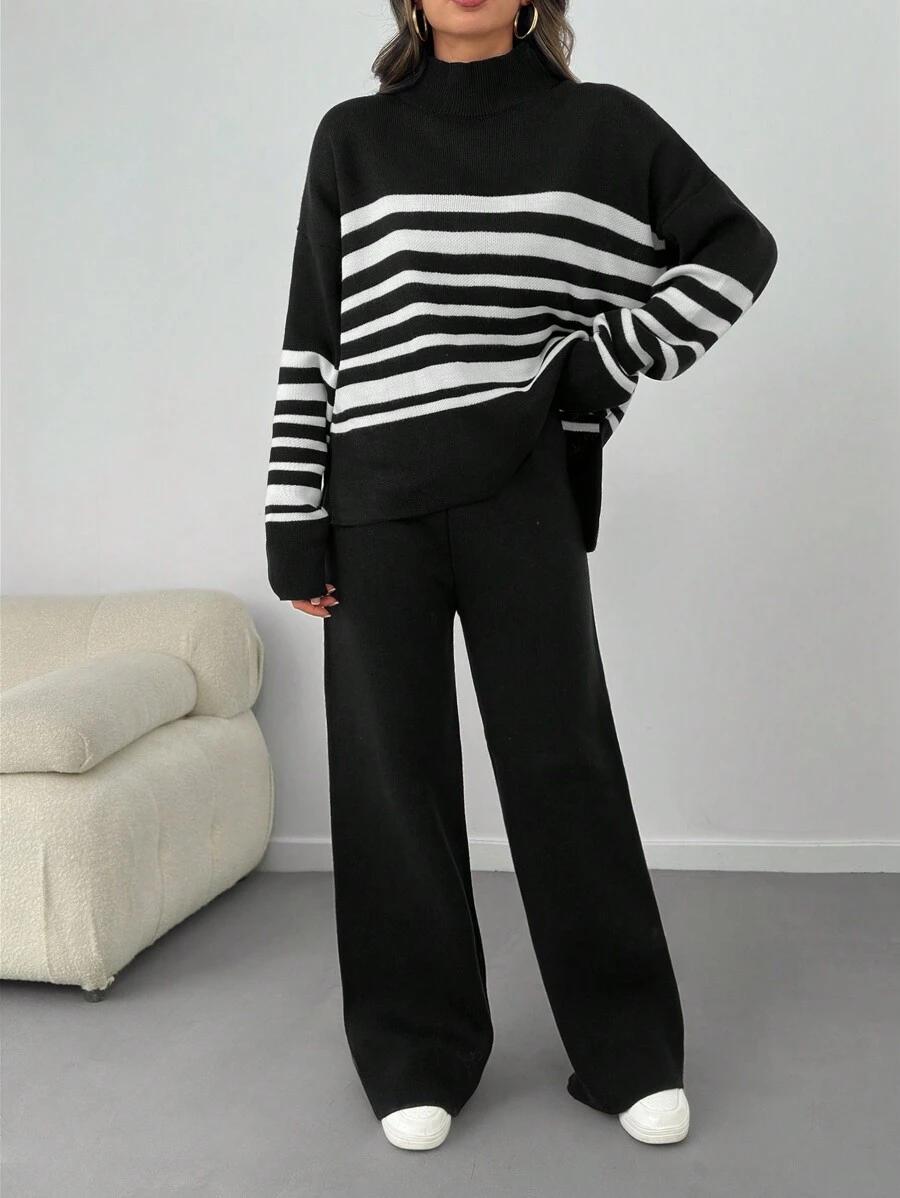 sweter spodnie komplet