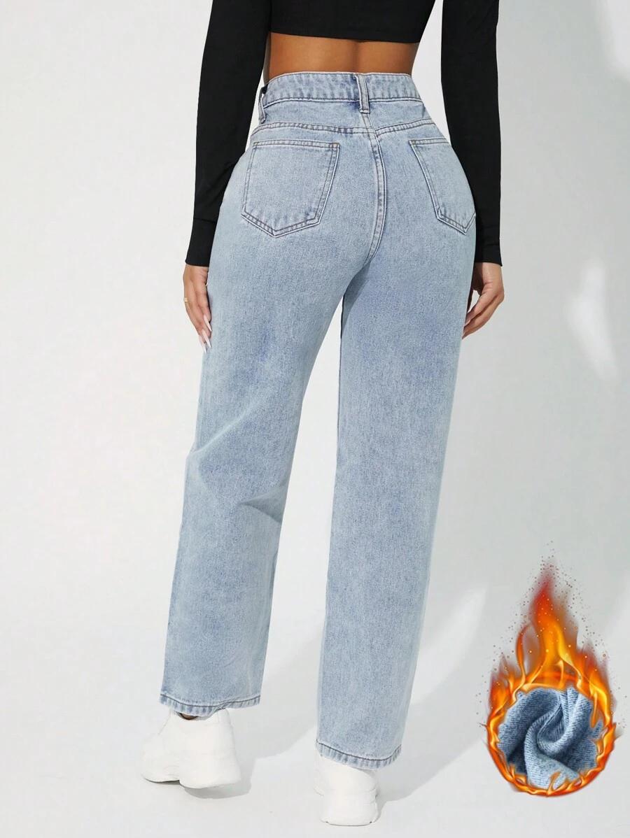 NIEBIESKIE SPODNIE JEANS