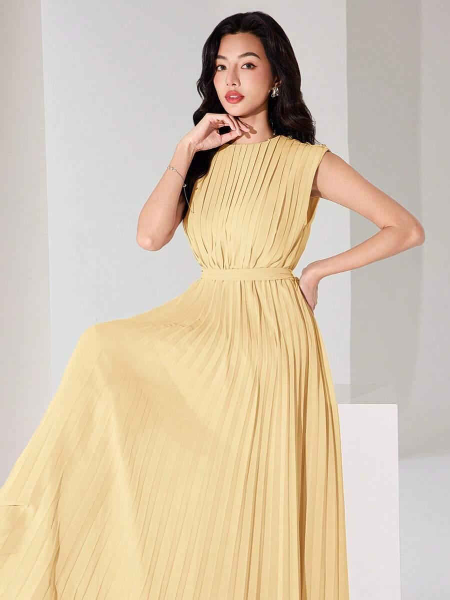PLISOWANA MAXI SUKIENKA
