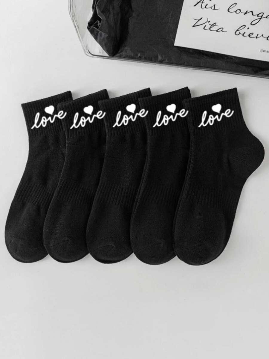 czarne skarpetki 5-pack 